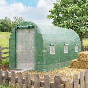 Circular greenhouse, green